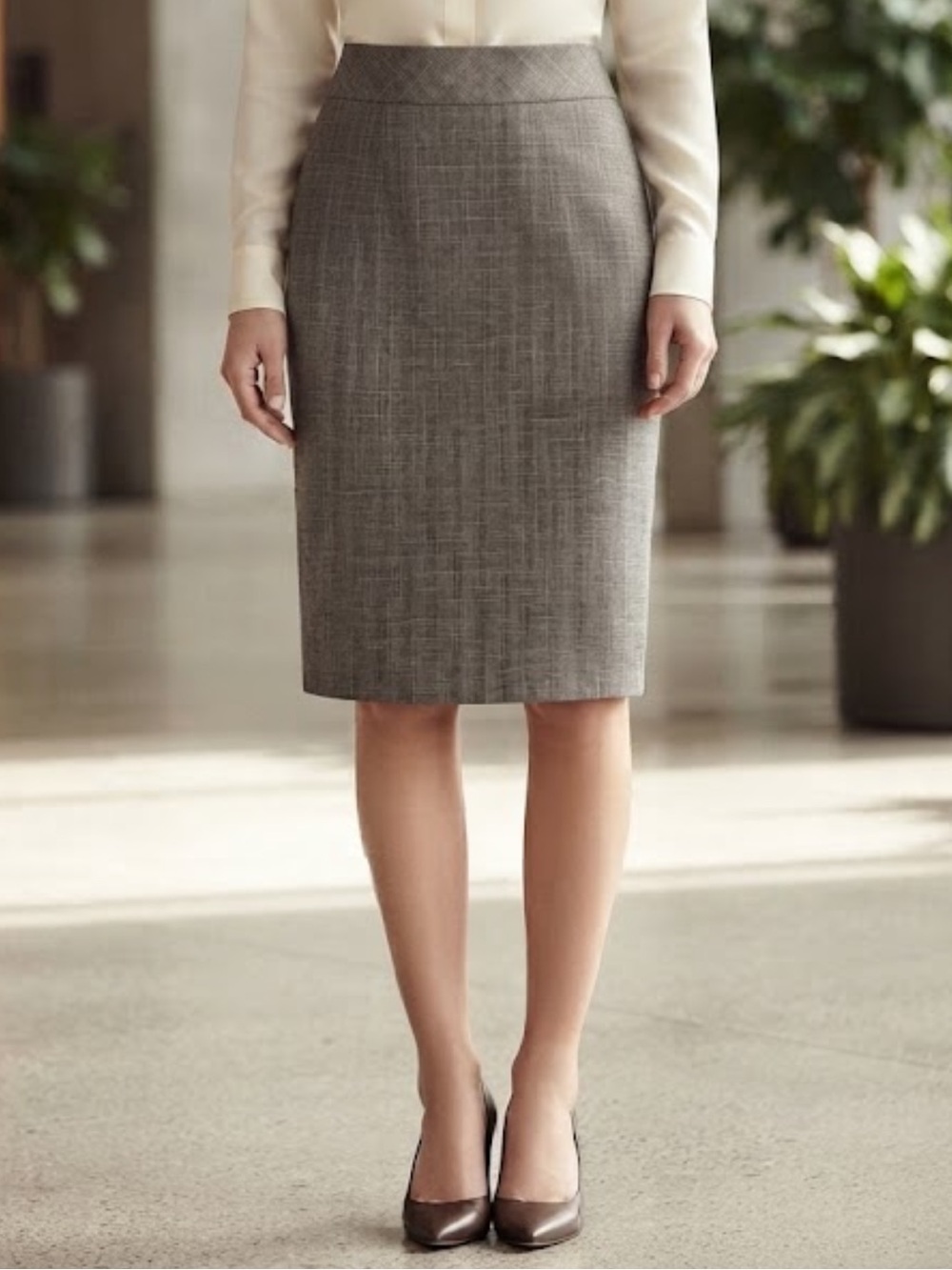NWT Pendleton Plaid Wool Pencil Skirt
